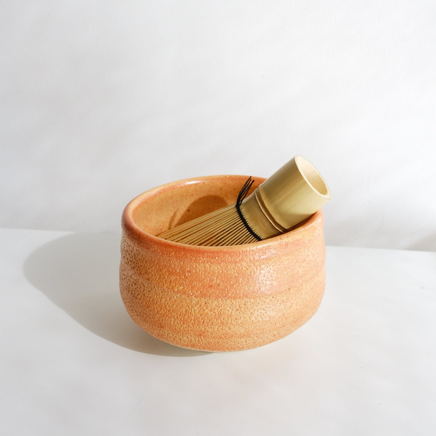 Uba Matcha Bowl - Orange Shino