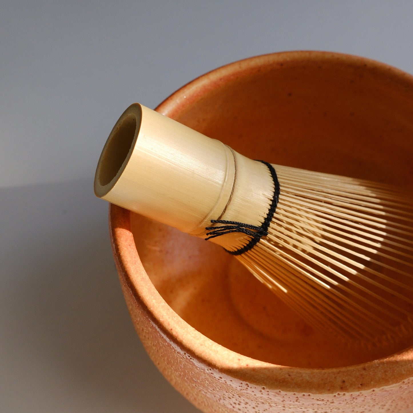 Uba Matcha Bowl - Orange Shino