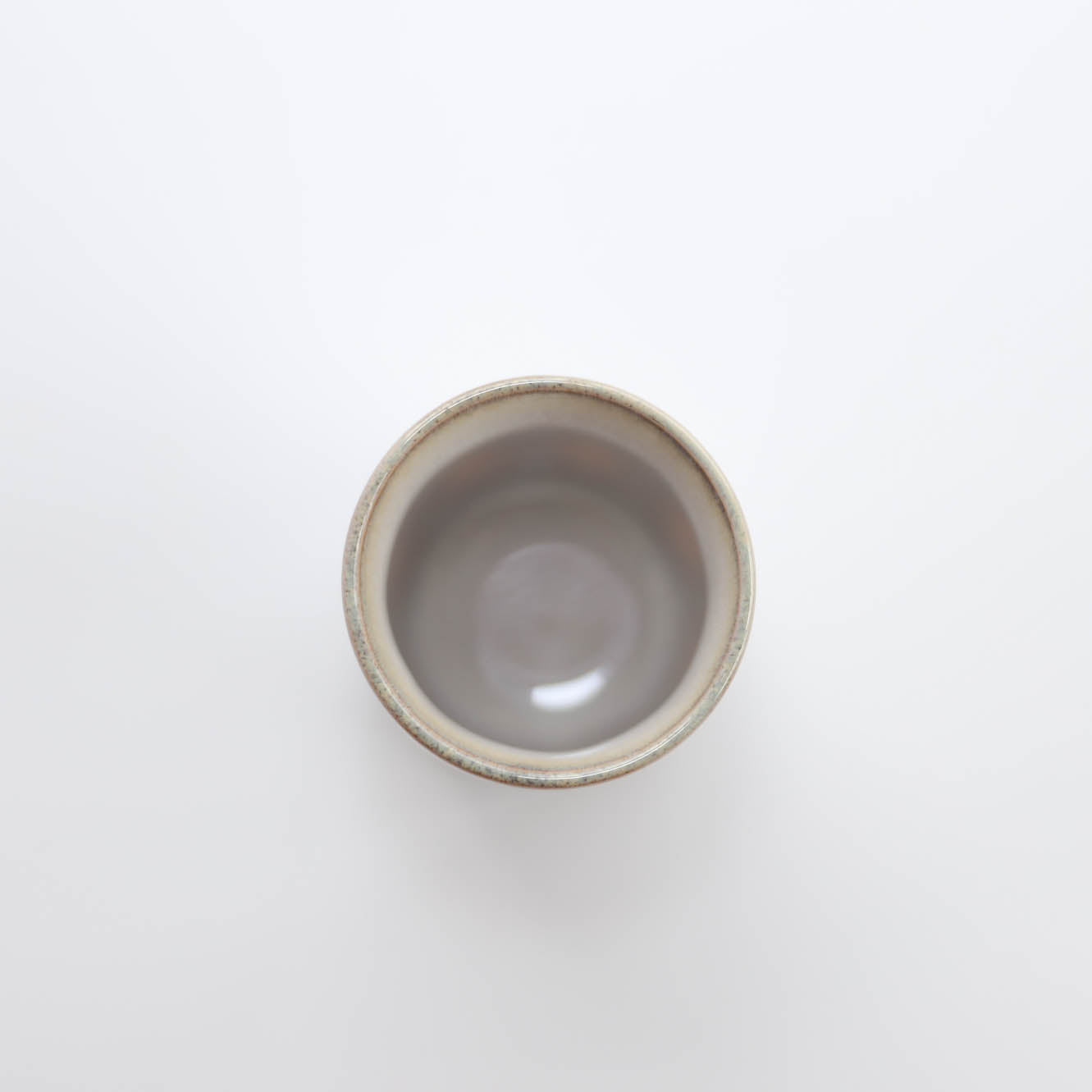 Uba Rusty Unofu Octagonal Japanese Teacup 160ml - White