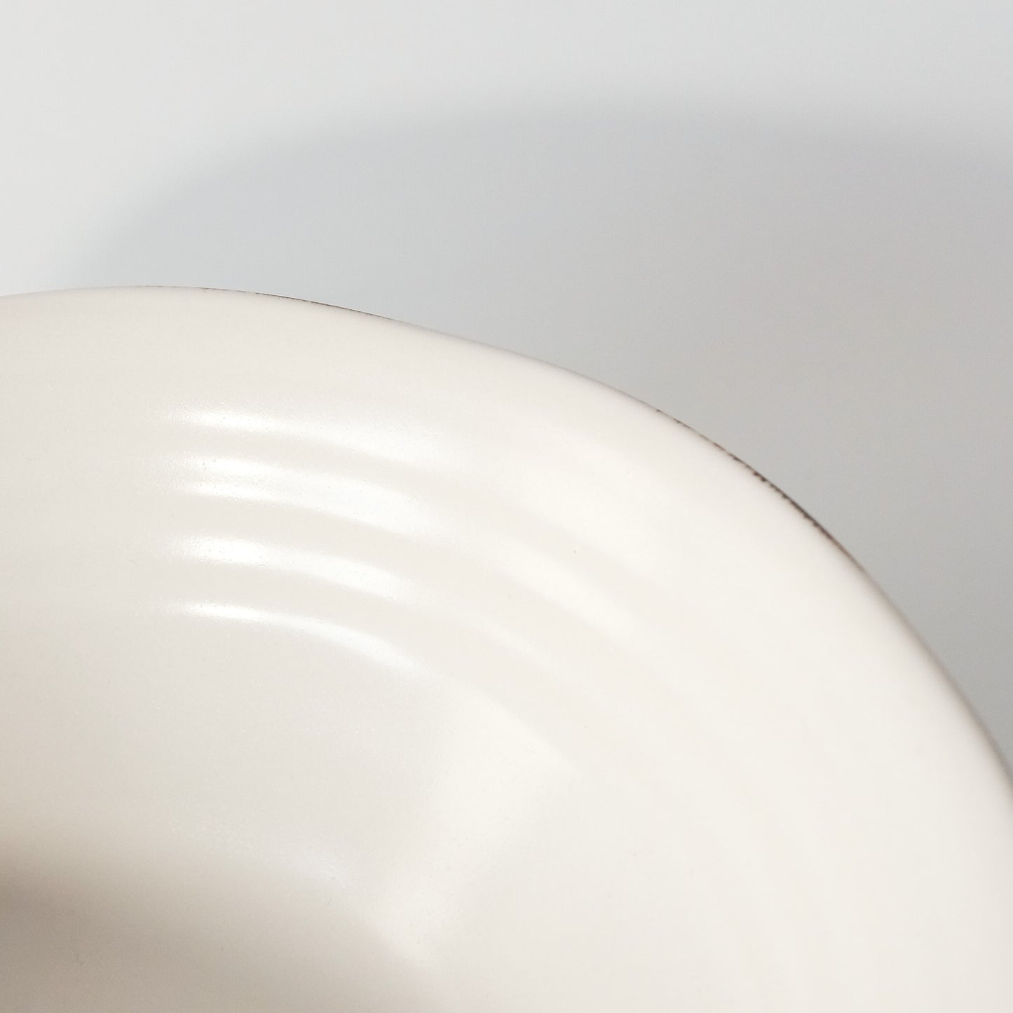 Uba Handmade Porcelain Ramen Noodle Large Bowl 21cm - Rusty White