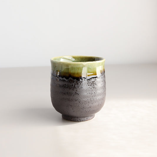 Uba Ibushi Black Oribe Teacup 230ml