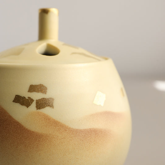 Uba Kutani Ware Incense Burner - Kinsai Mountain
