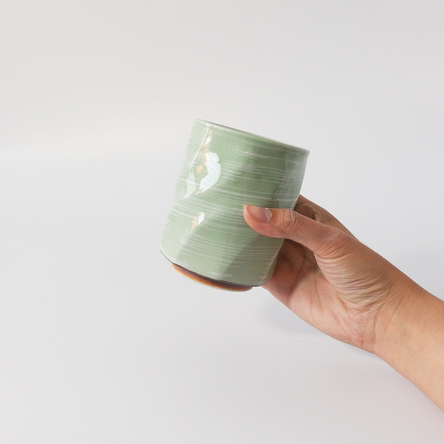 Uba Octagonal Sushi Tea Cup - Mint