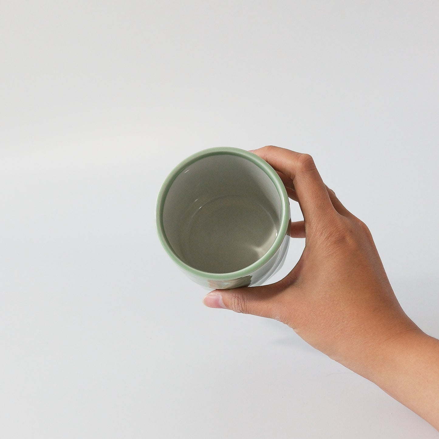 Uba Octagonal Sushi Tea Cup - Mint