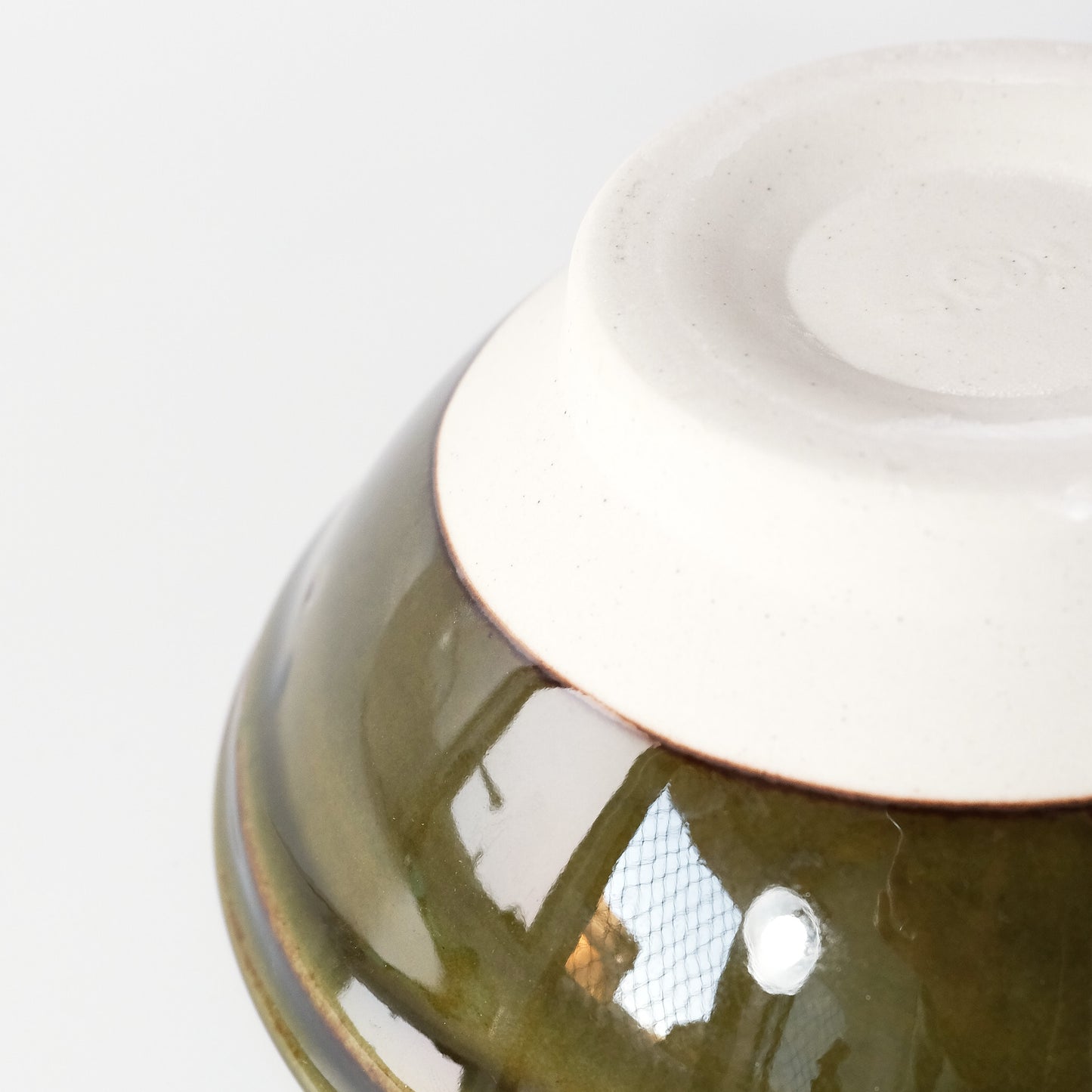 Uba Oribe Suribachi Ramen Noodle Bowl 22cm