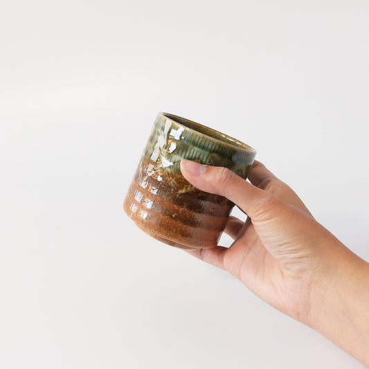 Uba Oribe Sushi Tea Cup 260ml - River Sand